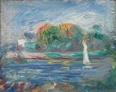 Der Blaue Fluss, ca. 1890-1900 von Pierre Auguste Renoir